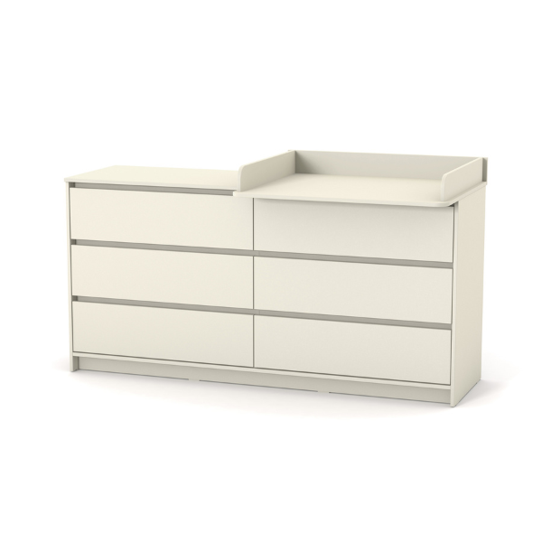 Odnímatelný přebalovací pult Gekko Kids. 90 cm. Slonovinová kost